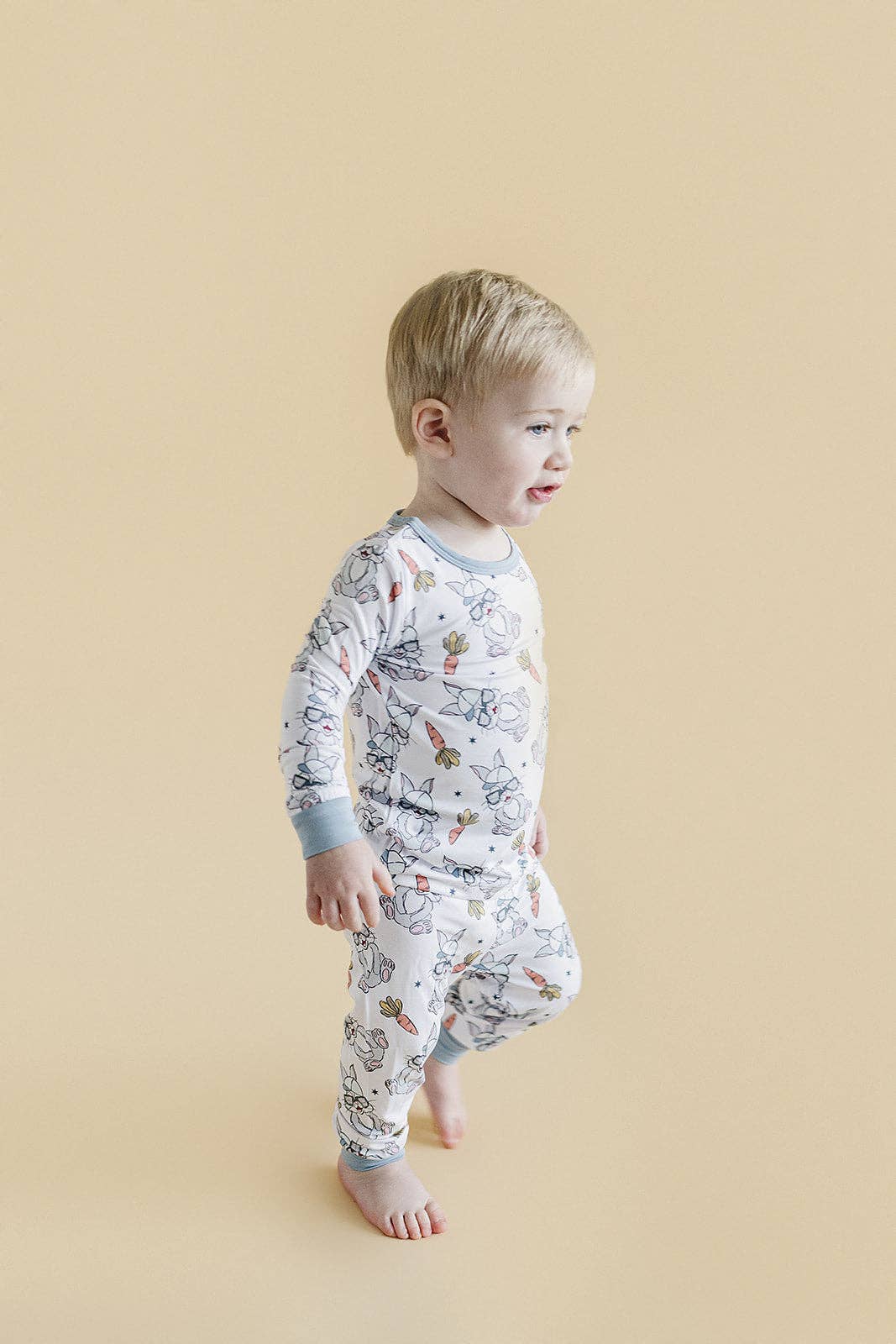 Lucky Panda Kids - Wholesale Top & Pant Set - Kids - Bamboo Easter Boys' Two Piece Set | Rad Bunny5
