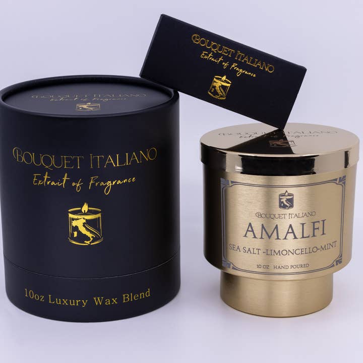 BouquetItaliano – wholesale Jar/filled candle – Amalfi Luxury Scented Candle – Italian Coastal Inspired2