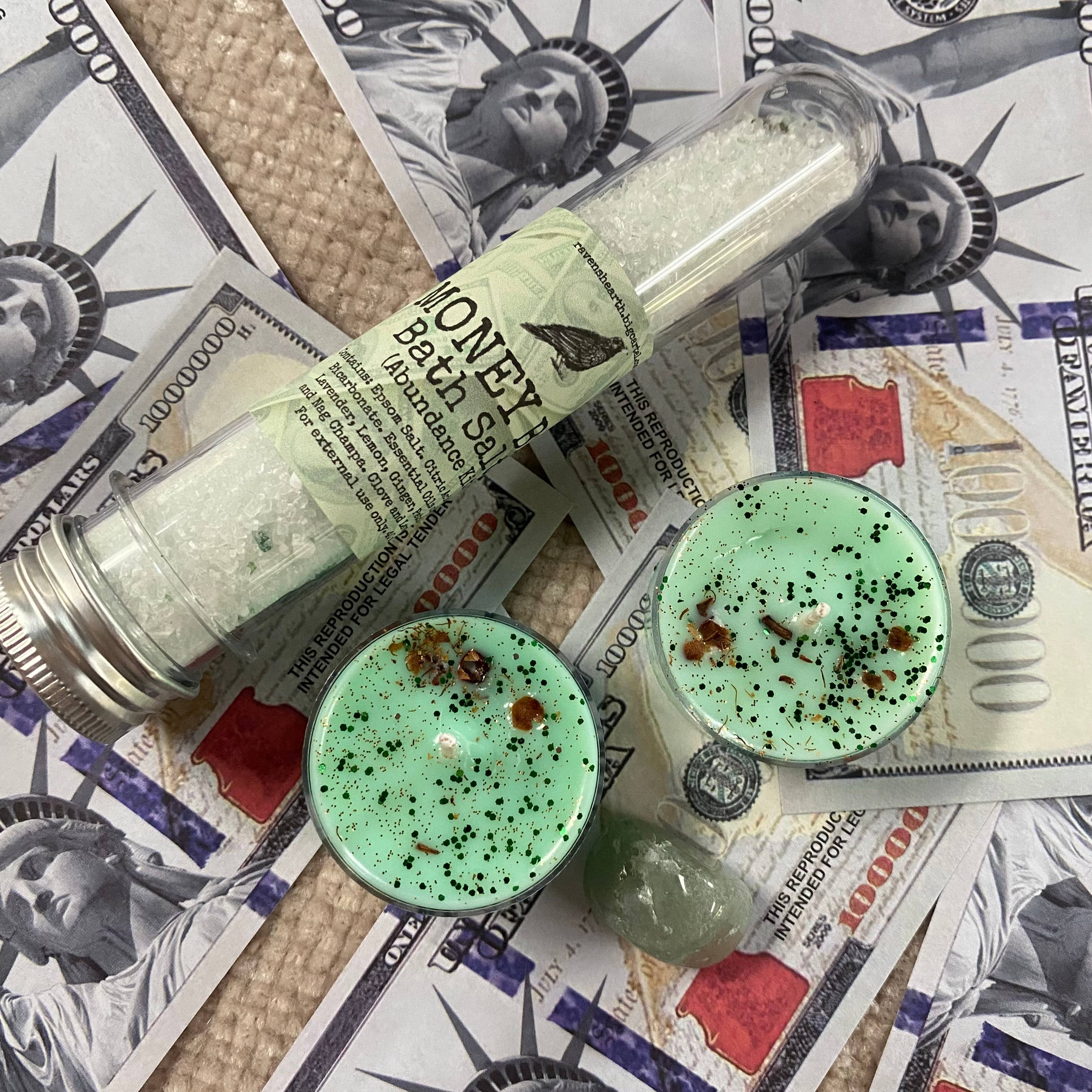 Raven’s Hearth - Vendita all'ingrosso Attrezzatura per meditazione - Kit da Bagno Abbondanza | Prosperità | Regalo Unico6