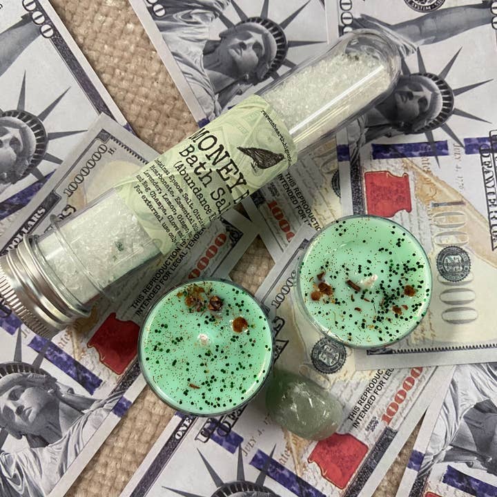 Raven’s Hearth - Vendita all'ingrosso Attrezzatura per meditazione - Kit da Bagno Abbondanza | Prosperità | Regalo Unico6