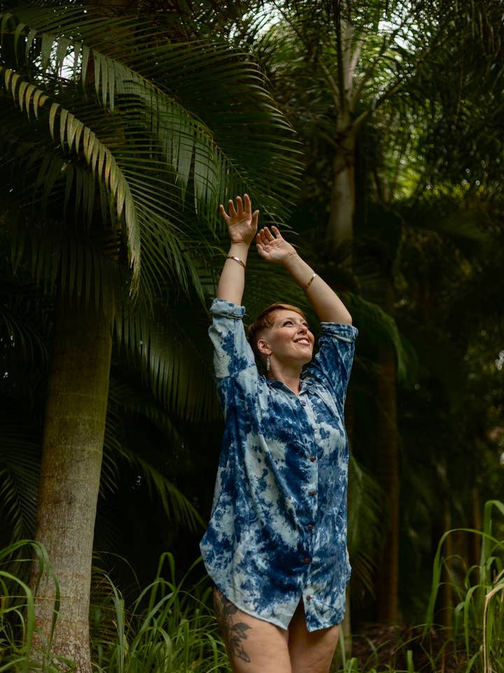 Oversized Bamboo Shirt for wholesale by Con Cariño Design