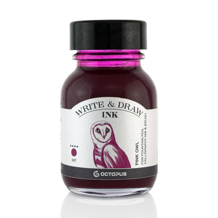 Encre Write and Draw 397 Pink Owl, 50 ml pour la vente par Octopus Concept GmbH
