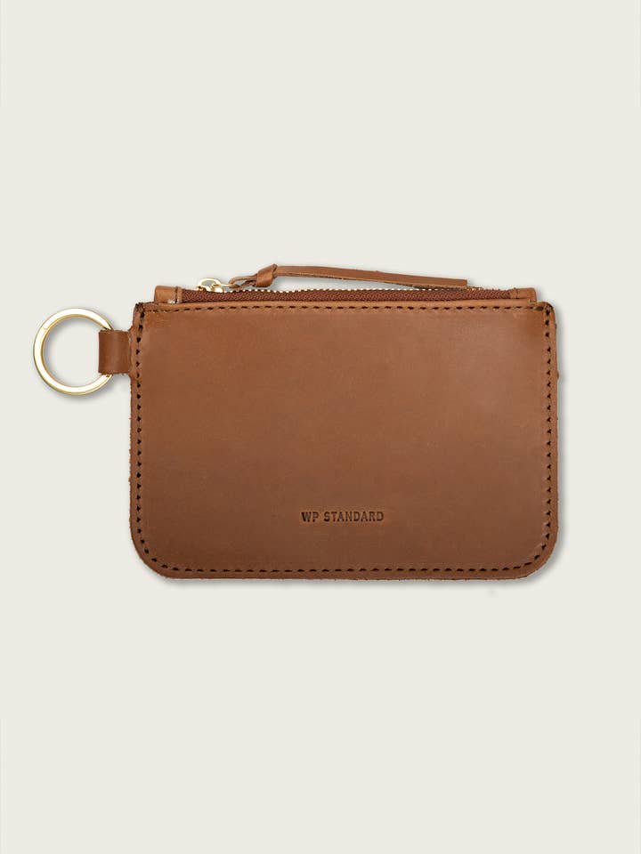 Leather Zip Key Pouch for wholesale by WP Standard