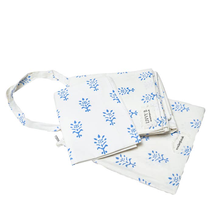 Booti Bedding Set Cornflower Blue for wholesale by Livvy B