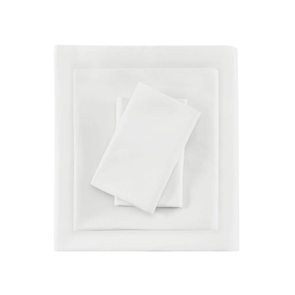 Olliix - Wholesale Sheet Set - Pima Cotton Sateen 600 Thread Count Sheet Set, White4