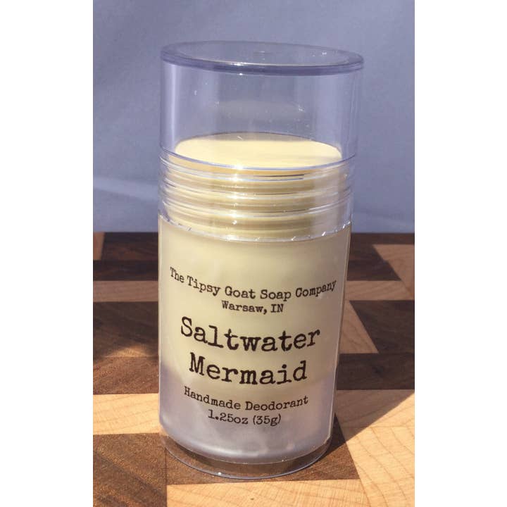 The Tipsy Goat Soap Company - Wholesale Deodorant - Unisex - Saltwater Mermaid Handmade Deodorant