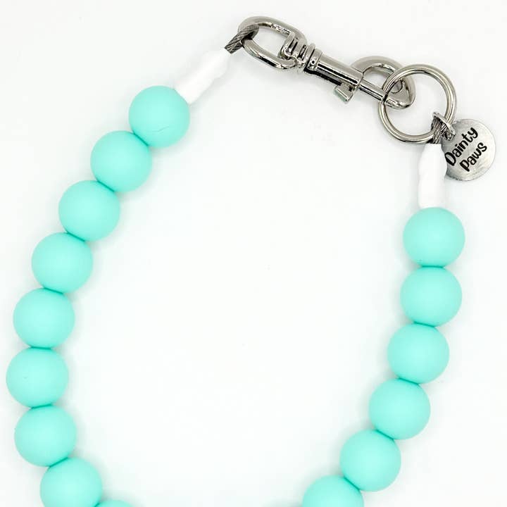 Dainty Paws – Großhandel Haustierhalsband – Katze/Hund – Simply Tiffany | Hundehalsband mit Perlen