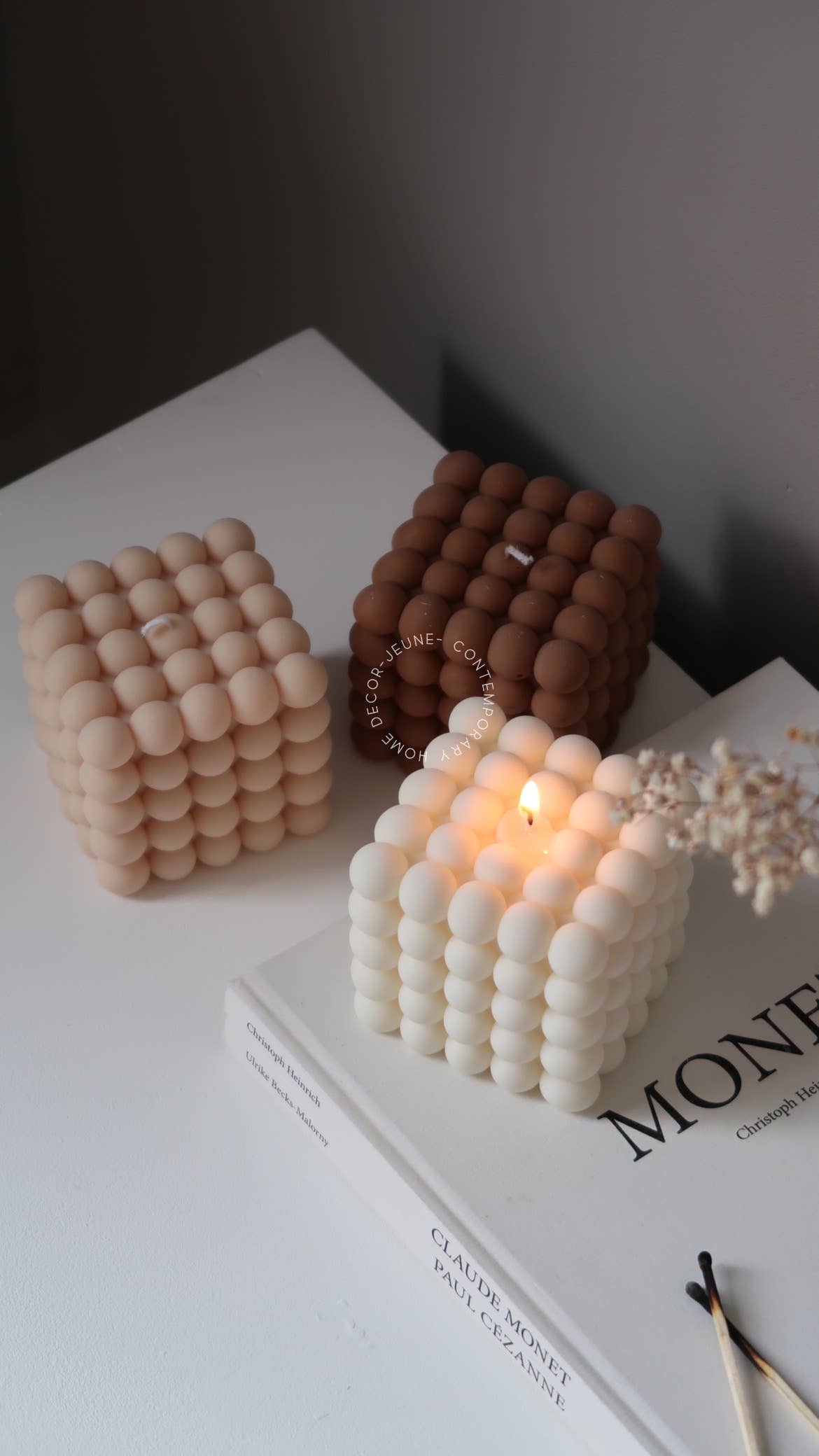 Jeune Home - Wholesale Novelty Candle - Large Soy Bubble Candle1