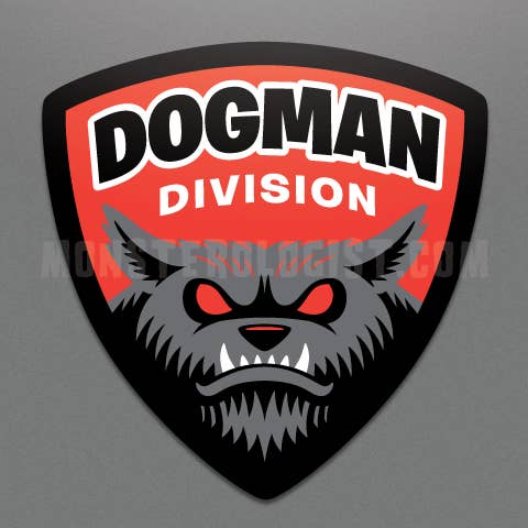 Autocollant Dogman Division pour la vente par Monsterologist