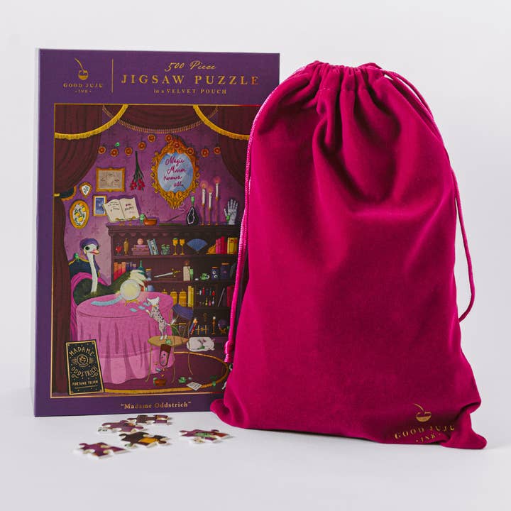 Good Juju Ink - Wholesale Puzzle - Adult - Madame Oddstrich 500-Piece Puzzle1