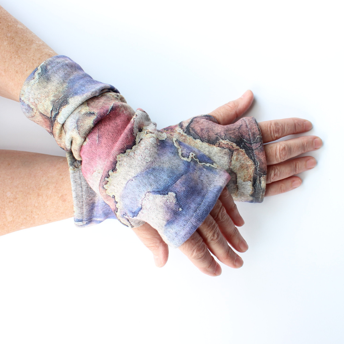 Dana Herbert – Engroshandel Handsker - Dame – Heather Jersey Print Handsker4