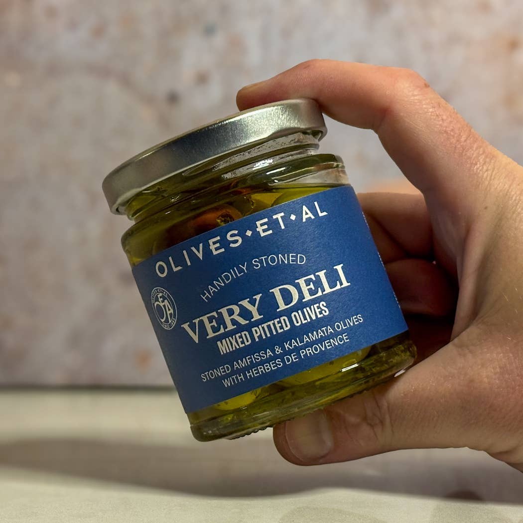 Olives Et Al - Wholesale Olives - Very Deli Herbed Pitted Olives for Hampers & Gifting1