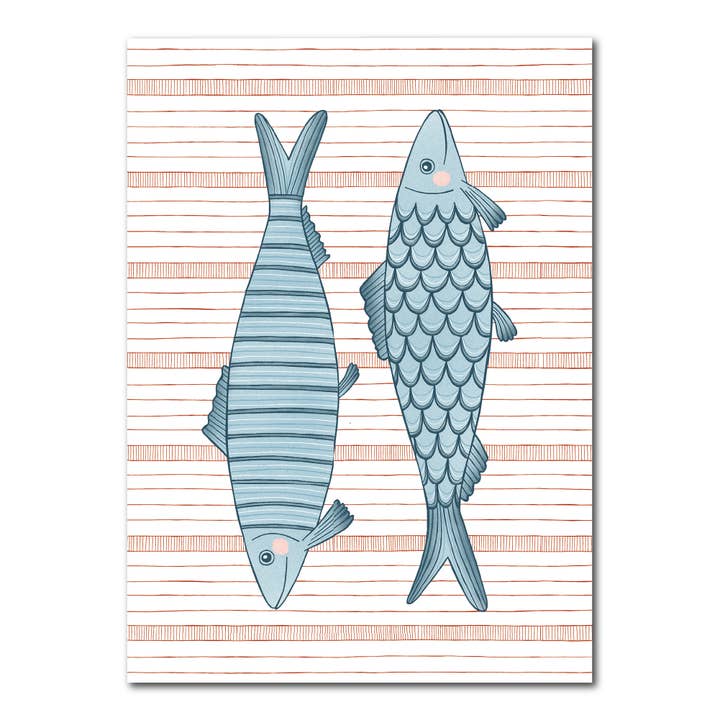 Herring | Postcard for wholesale by Studio Kvinna