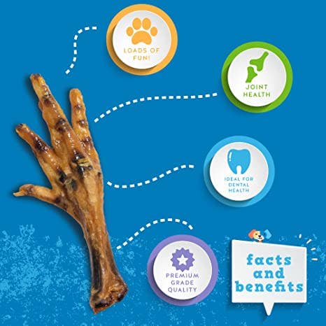 J&C PET SUPPLY LLC - Wholesale Pet Treats - Dog - Chicken Feet W/Display Jack&pup Dog Treats2