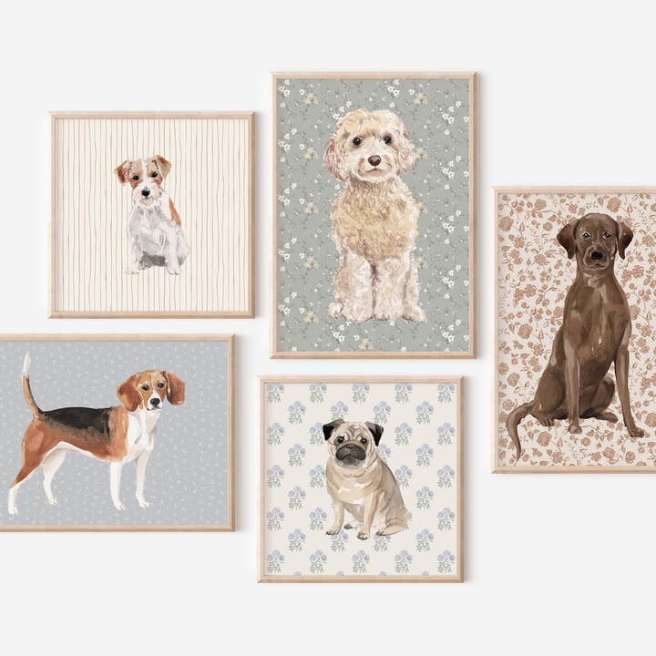 Paperly Creative Co - Wholesale Art Print - Pug Dog Art Print6