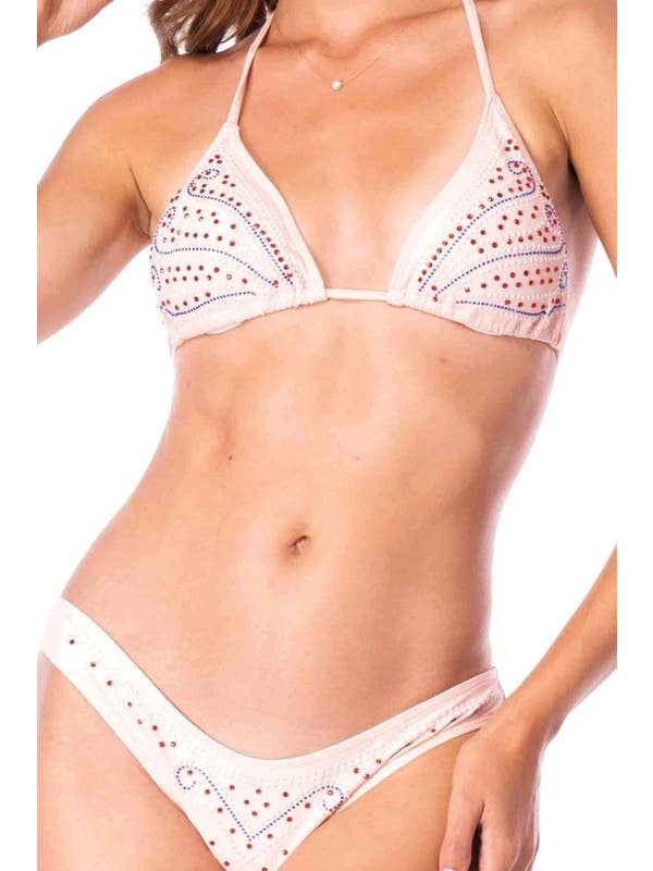 Yira - Wholesale Two Piece Swimsuit - Women's - Sexy string bikini with bedazzled design