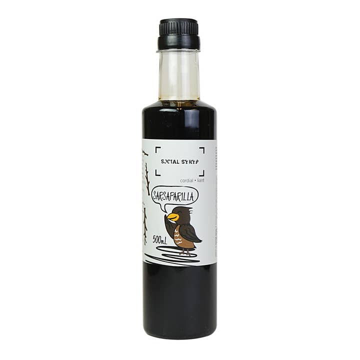 Social Syryp - Wholesale Cocktail Mix/Syrup - Sarsaparilla Cordial Syrup - 500ml Social Syryp