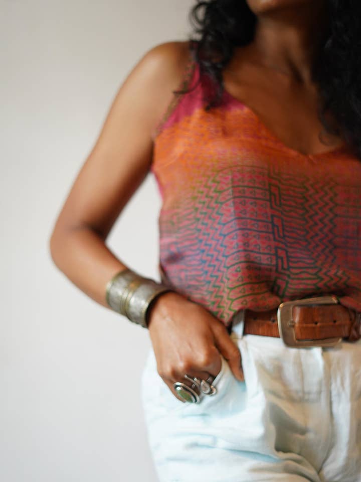 Annahmol - Wholesale Camisole - Women's - Vintage Silk Zero-Waste Cami8