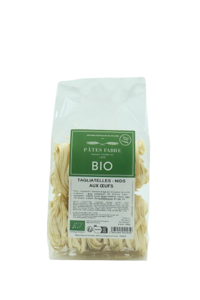 PATES FABRE - Wholesale Pasta - Organic pasta - Tagliatelle egg nests 0