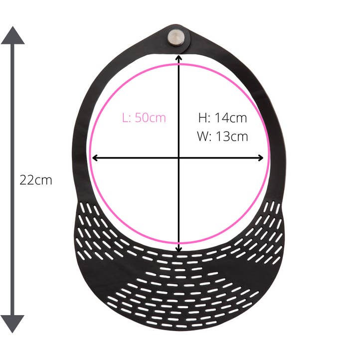 paguroupcycle – wholesale Choker/collar – Coding Inner Tube Necklace3