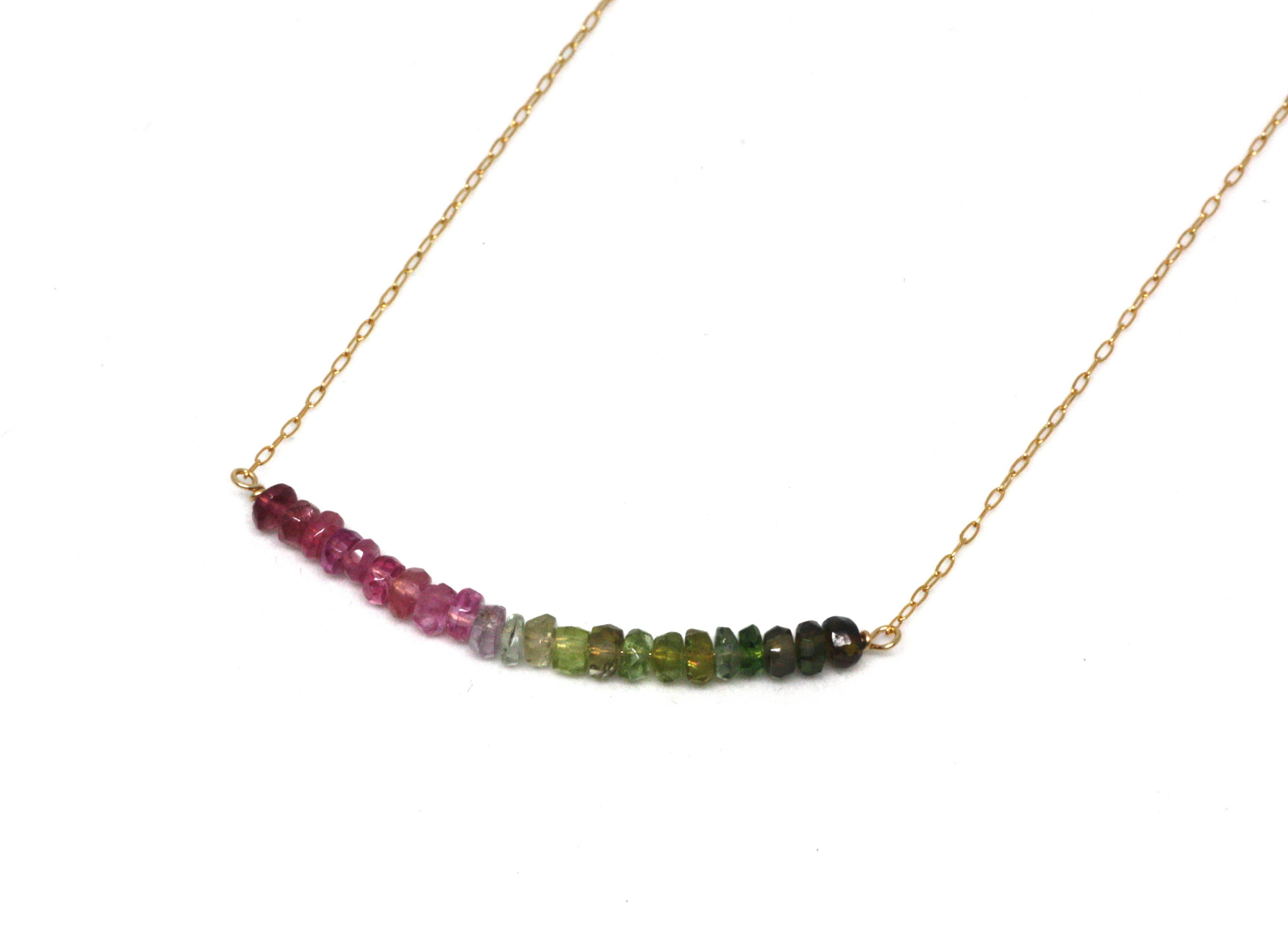 Azki Jewelry - Wholesale Pendant/Charm Necklace - Gemstone Bar Necklace