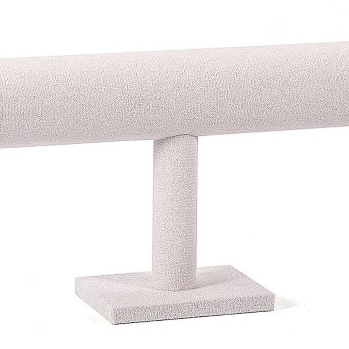 Zakka - Vente Supports et présentoirs à bijoux - Bracelet Bangle Chaîne Présentoir T-Bar 6"H Noir Blanc Beige