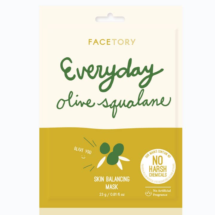 FaceTory - Wholesale Skincare Face Mask - Mask - K-Beauty - Skin Balancing - Everyday - Olive Squalane0