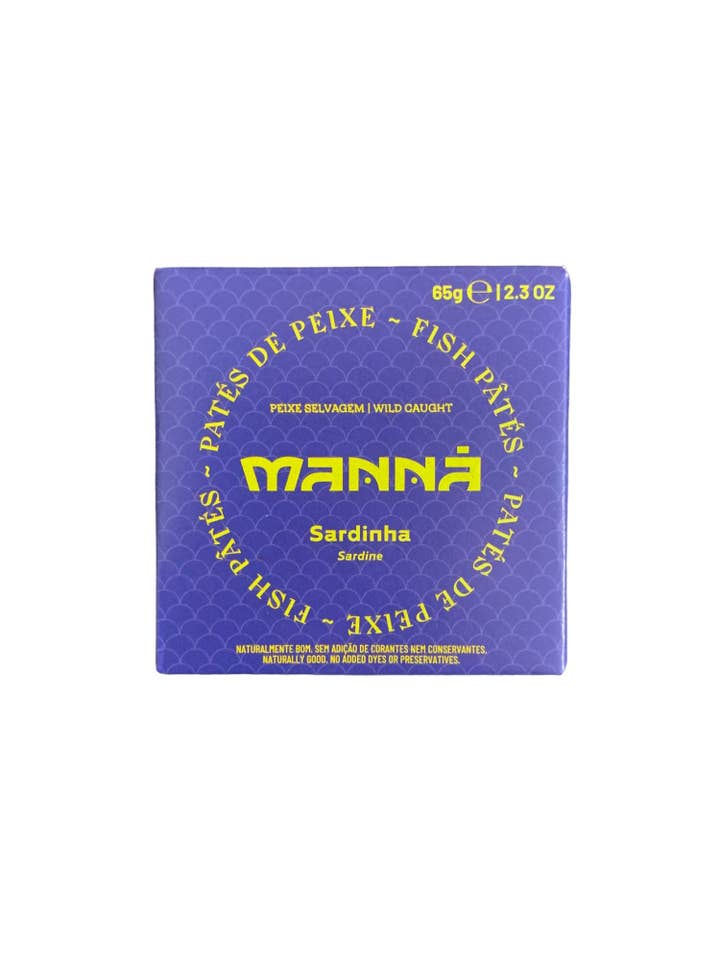 Manná Sardine Pâté - 3 Pack for wholesale by Tin Can Fish ( BELA, Cantara, Mar, Porthos, Varina )