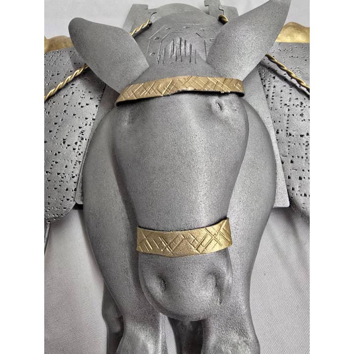 2 Greeks Inc - Wholesale Sculpture - Handcrafted Wrought Iron 3D Donkey Key Holder2