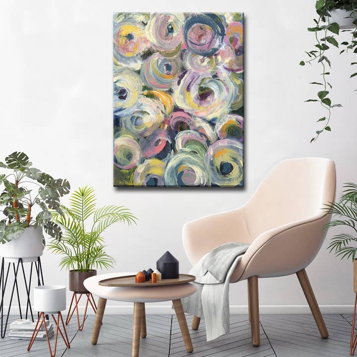 Spring Flowers Ready2hangart lærred af Leslie Owens for engroshandel hos Ready2hangart, Inc.