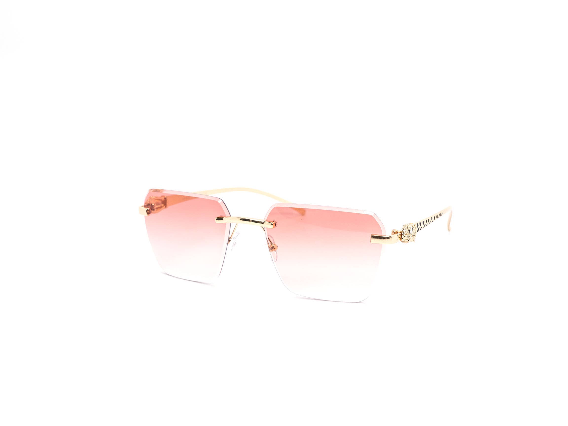 Still Friday - Wholesale Sunglasses - Unisex - Luxury Hexagon Gradient Rimless Sunglasses10