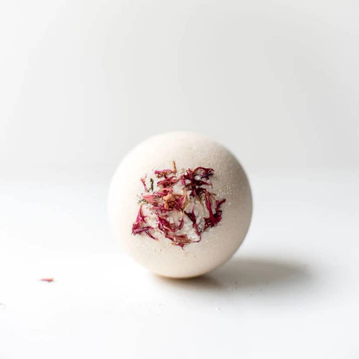 Bibliothe'que Cocoa Butter + Milk Bath Bomb for wholesale by The Willow Tree Co