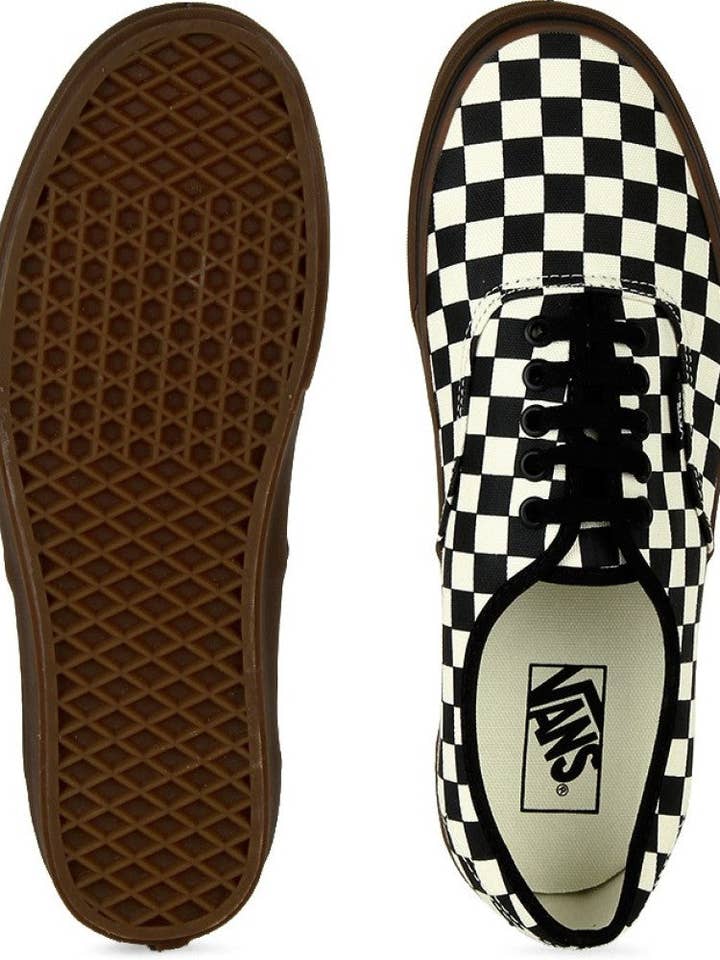 Rat City Skate Shop - Wholesale Lifestyle Sneakers - Men's - Vans Authentic Checkerboard Black/white/gum Shoe