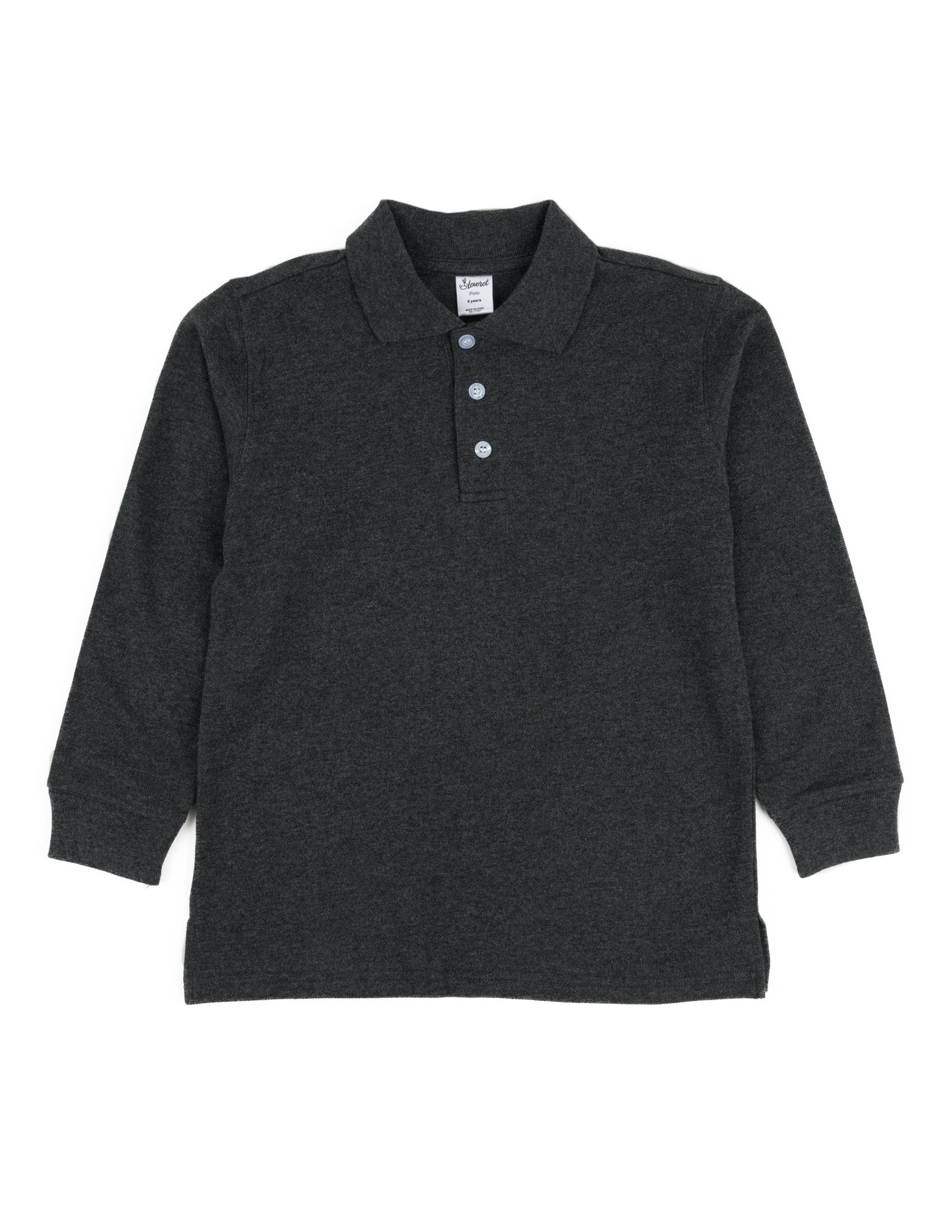 Leveret Pajamas – wholesale T-shirt – Kids – Kids Boys Long Sleeve Cotton Polo Shirt9