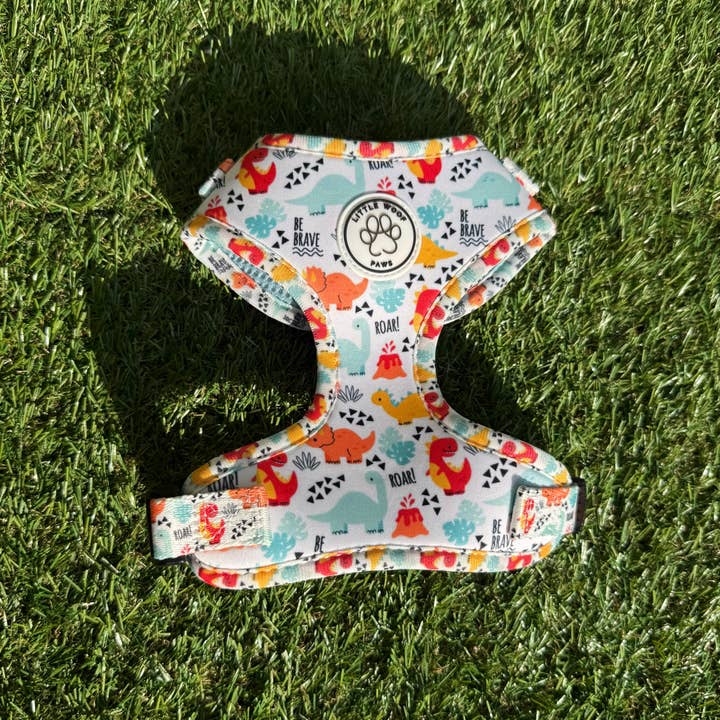 Pettorina per cani dinosauri - Roar! per la vendita all'ingrosso da parte di Littlewoofpaws