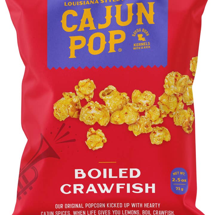Cajun Pop - Wholesale Popcorn - CASE OF 28-CT-Boiled Crawfish-Family Size1