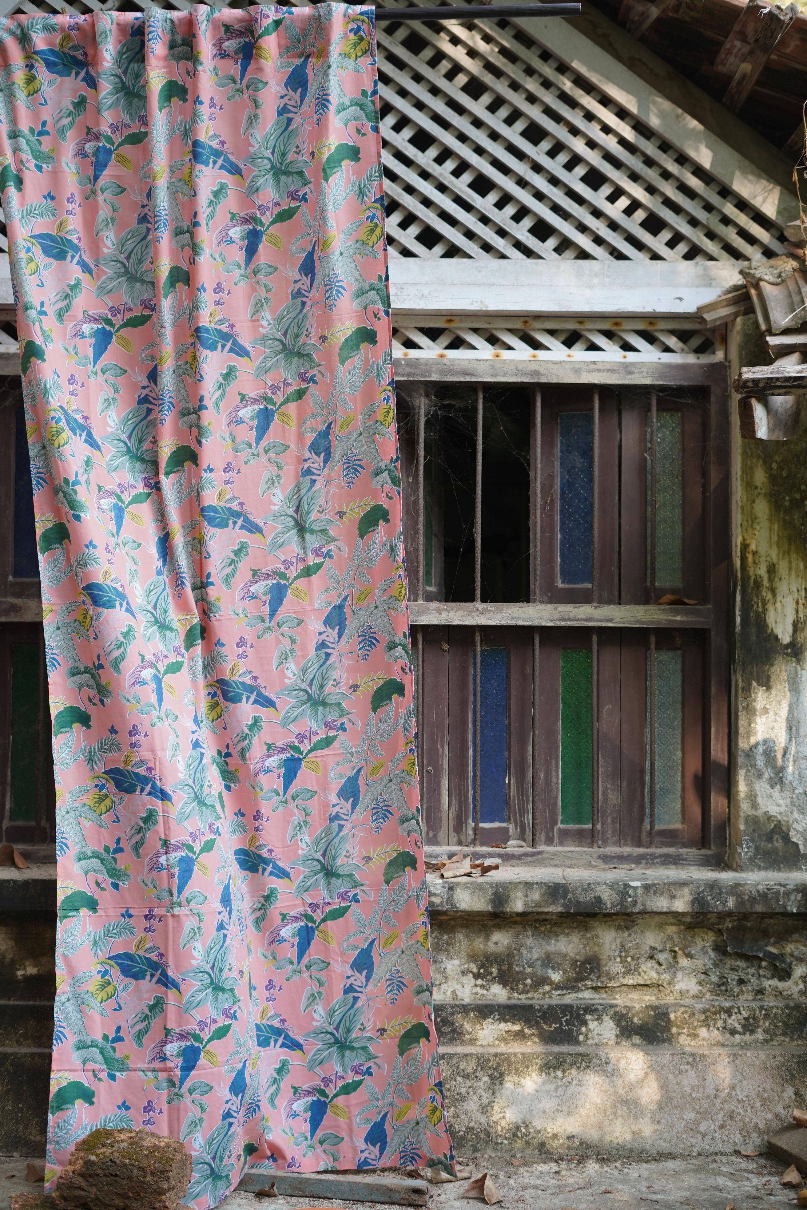 Annahmol - Wholesale Curtain - Vintage Inspired Botanical Sheer Curtains: Assorted Prints6