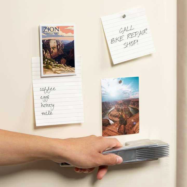 Lantern Press - Wholesale Magnet - MAGNET Zion National Park, UT Zion Canyon Sunset