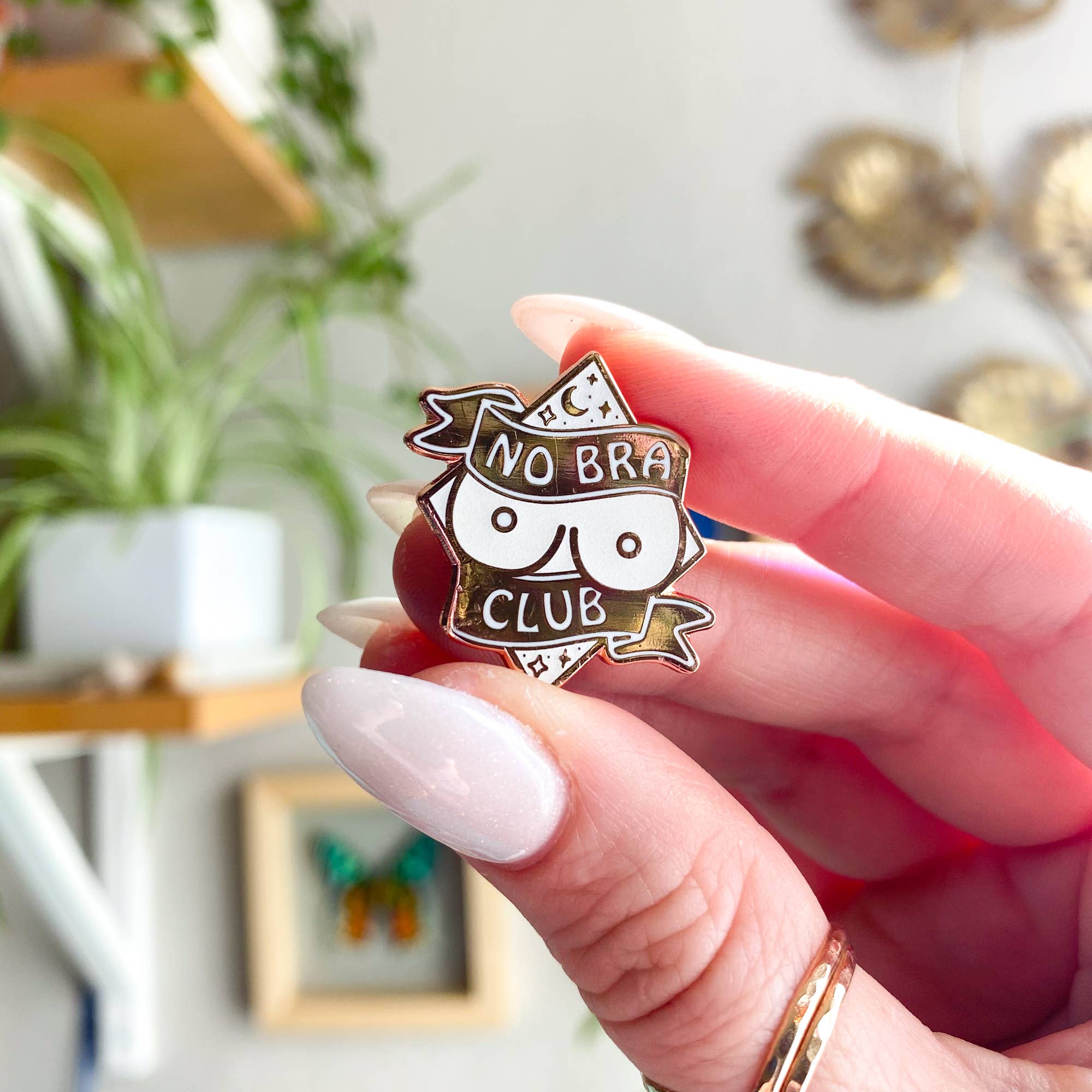 Chelzart – Engroshandel Reversnål/knap – Ingen Bh Klub Pin | Kvinde Empowerment Tilbehør8