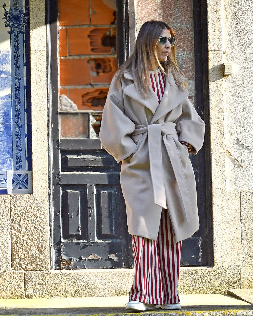 Beige Beiger Wollmantel für den Großhandel auf Faire3