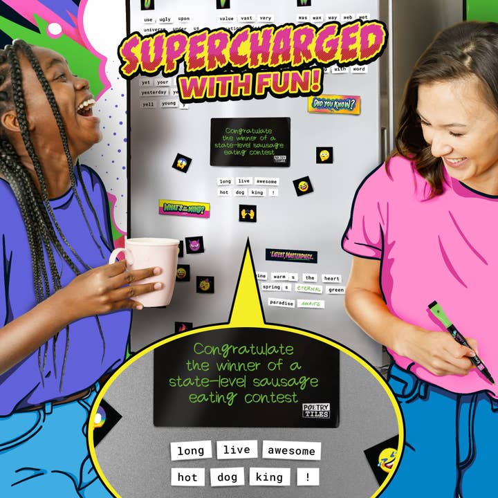 Upgraded Us - Wholesale Magnet - Ultramagnetic Fun Kit - Magnetic Fridge Poetry