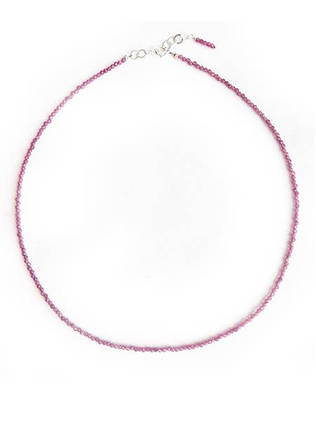 Colar Ruby com Fecho em Prata de 1ª Lei por atacado de AVAASI