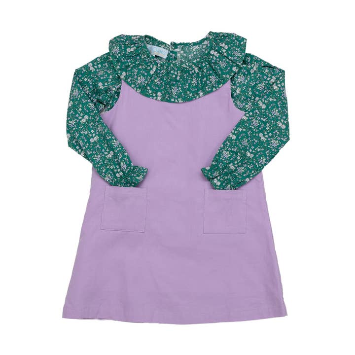 Ensemble Pull Fleuris Noisette Lilas & Vert pour la vente par The Oaks Apparel Company