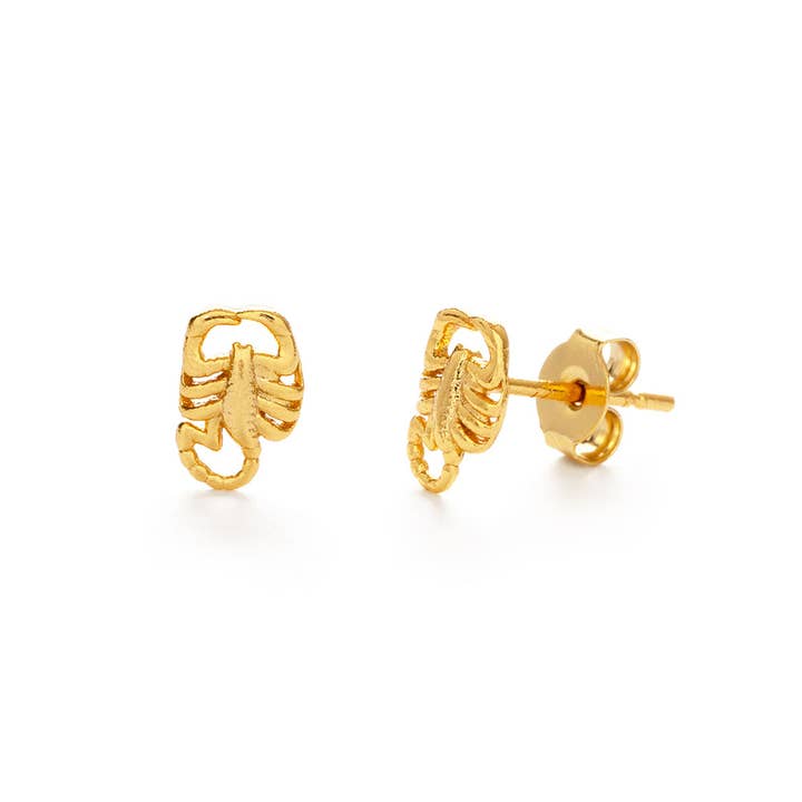 Scorpion Stud Earrings for wholesale by Amano Studio
