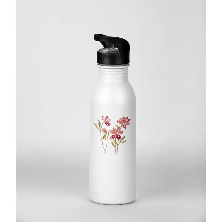 Lisee Ree Designs - Wholesale Sticker - Red Flowers Vinyl Sticker1