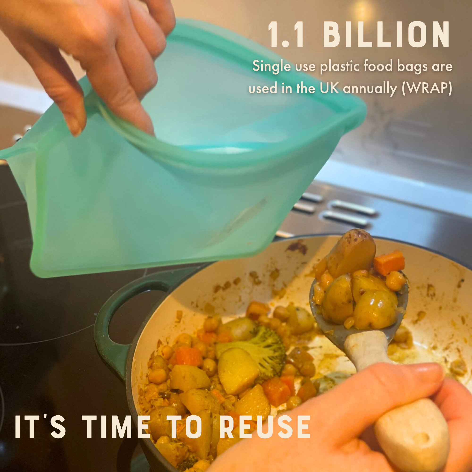 Moonmoon - Wholesale Food Storage Wrap/Bag - Reusable Silicone Food Bags | XL Stand Up Freezer Bags Aqua5