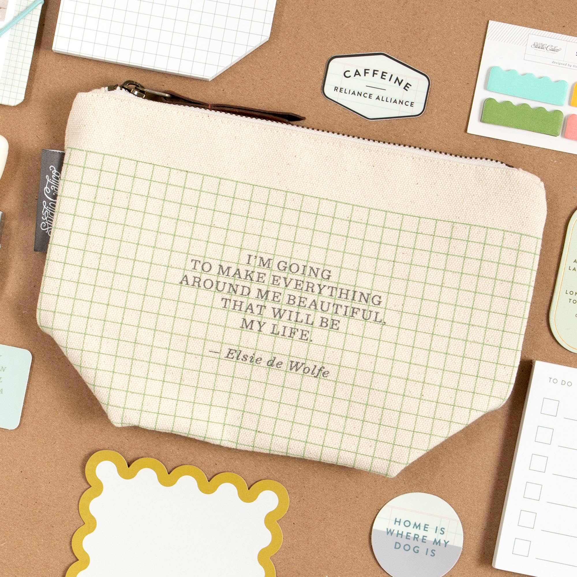 Studio Calico - Wholesale Pouch - Women's - Beautiful Canvas Zipper Pouch1