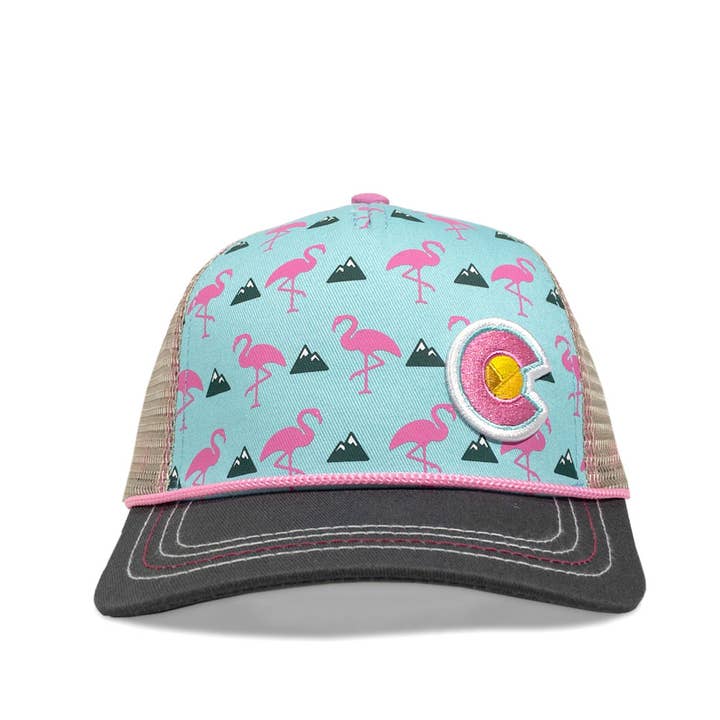 YoColorado - Wholesale Kids Hat - Kids - Hat - Kids' Colorado Flamingo Curve Bill4
