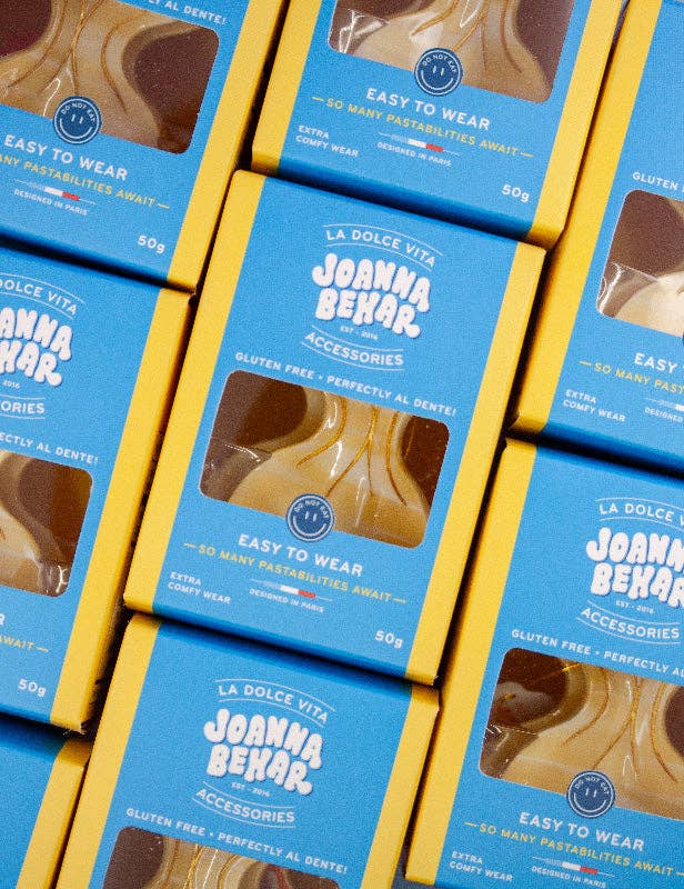 Joanna Behar - Wholesale Hair Clip - Women's - Farfalle bow tie italian pasta hair claw clip6