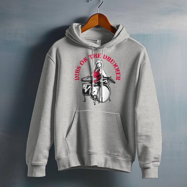 FreakyTeeFactory – Großhandel T-Shirt mit Siebdruck – Damen – Schlagzeuger-T-Shirt, Damen-Rockband-T-Shirt, Hemd für weibliche Schlagzeuger, lässiges Schlagzeug-Grafiktop, Geschenk für Musikliebhaber9